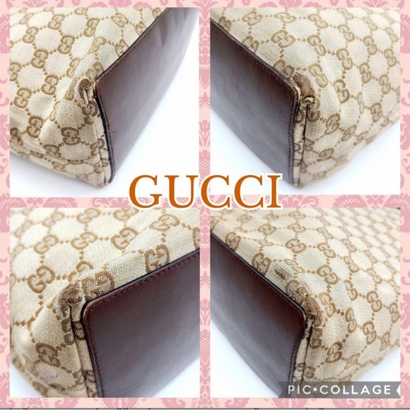 Gucci Canvas Small Tote - 100% Authentic - Picture 5 of 9